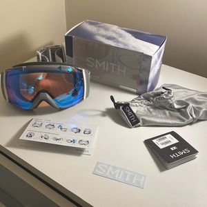 Smith Chromo pop goggles with bag, decal, and box NEW!!!!!!